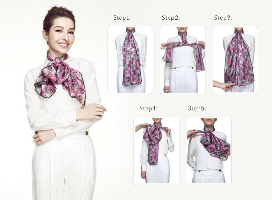 Comment Nouer un Foulard en Soie (2)